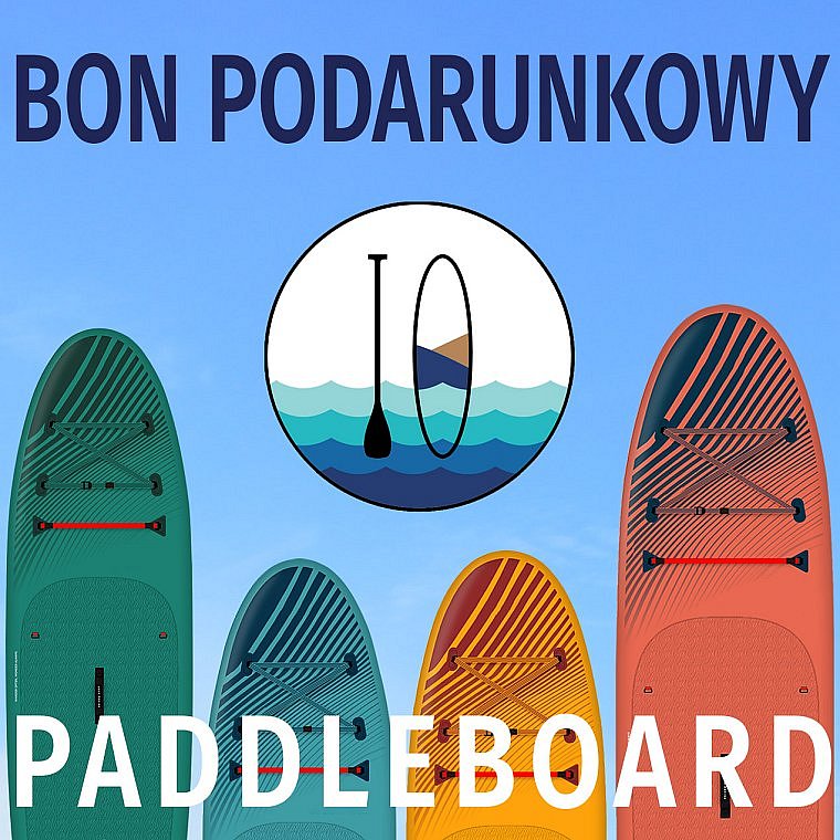 Bon podarunkowy na zakup deski SUP na WIOSLUJCIE.PL
