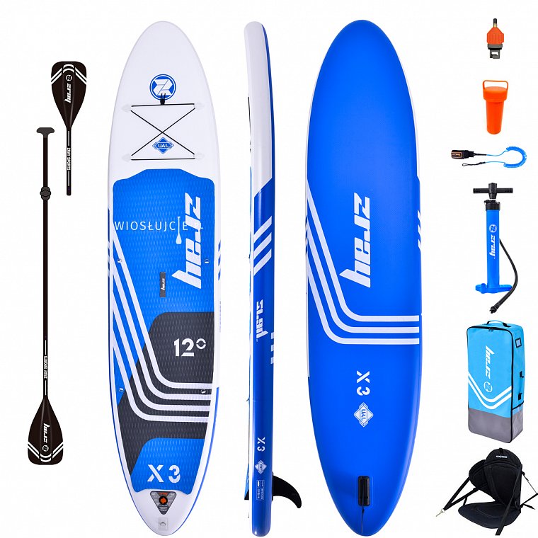 Deska SUP ZRAY X3 X-Rider Epic 12'0 - pompowany paddleboard