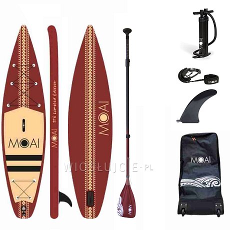 Deska SUP MOAI 12’6 Ultra Light Limited Edition - pompowany paddleboard z karbonowym wiosłem