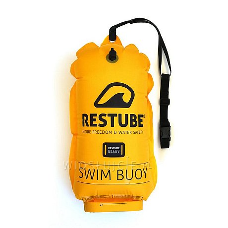 Restube SWIM BUOY Pro - pompowana bojka do pływania z workiem wodoszczelnym