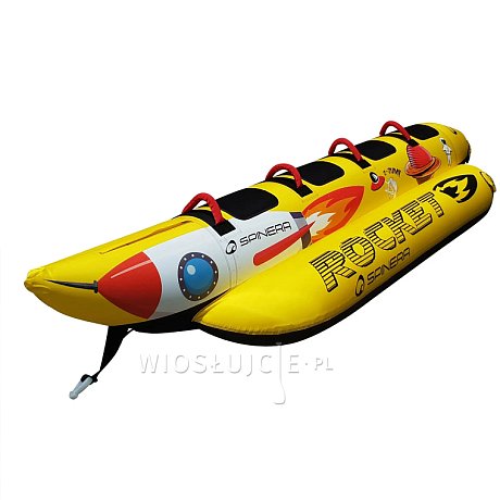 Banan do holowania SPINERA ROCKET 4 towable - czteromiejscowe pływadło