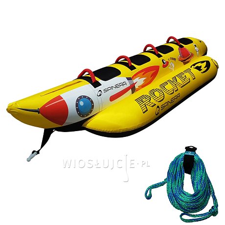 Banan do holowania SPINERA ROCKET 4 towable - czteromiejscowe pływadło