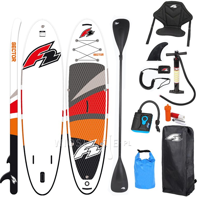 Paddleboard F2 SECTOR 11'5 RED/ORANGE COMBO 2024 - nafukovací