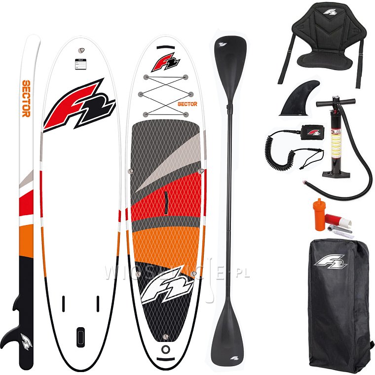 Paddleboard F2 SECTOR 11'5 RED/ORANGE COMBO 2024 - nafukovací