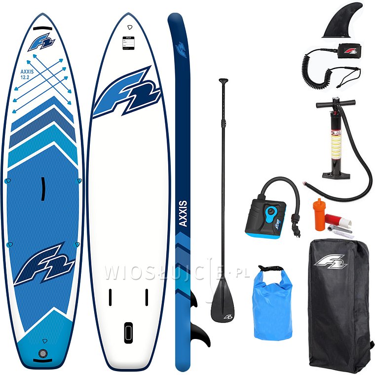 Deska SUP F2 AXXIS 12'2 LIGHT BLUE model 2024 - pompowany paddleboard