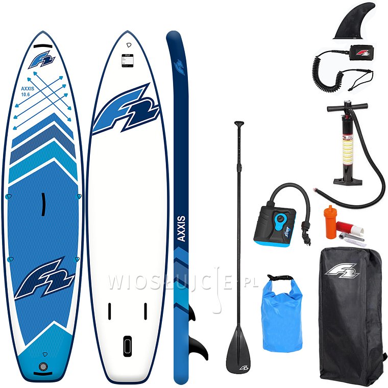 Deska SUP F2 AXXIS 10'5 LIGHT BLUE model 2024 - pompowany paddleboard