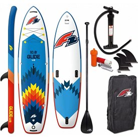 Deska SUP F2 GLIDE WINDSURF 10'8 z wiosłem - pompowany paddleboard i windsurfing