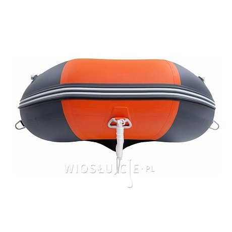 Ponton GLADIATOR CLASSIC B330AL orange dark gray - pompowana łódź z aluminiową podłogą