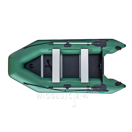 Ponton GLADIATOR LIGHT AK320WF green - pompowana łódź z drewnianą podłogą