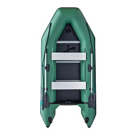 Ponton GLADIATOR LIGHT AK320WF green - pompowana łódź z drewnianą podłogą