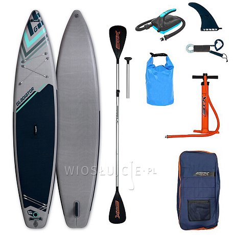 Deska SUP GLADIATOR ORIGIN 12'6 Special Edition z wiosłem COMBO - pompowany paddleboard (594083)