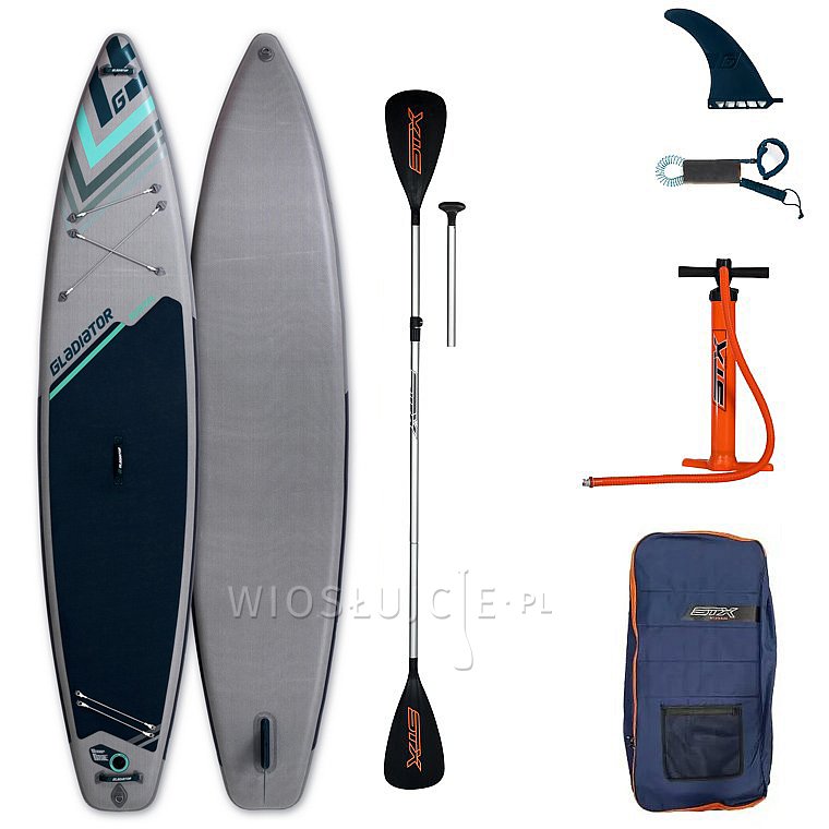 Deska SUP GLADIATOR ORIGIN 12'6 Special Edition z wiosłem COMBO - pompowany paddleboard (594083)