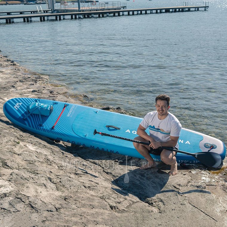 Deska SUP AQUA MARINA MONSTER 12'0 BLUE - limitowana edycja