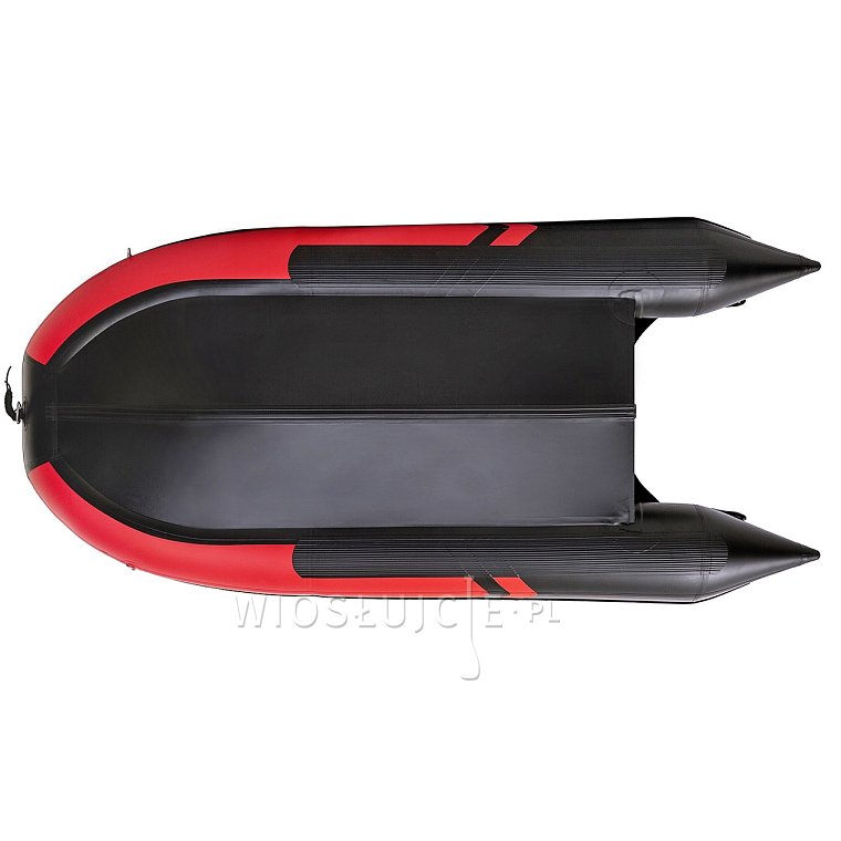 Ponton GLADIATOR ACTIVE C370AL red black - pompowana łódź z aluminiową podłogą