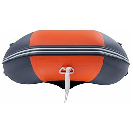 Ponton GLADIATOR CLASSIC B330AL orange dark gray - pompowana łódź z aluminiową podłogą