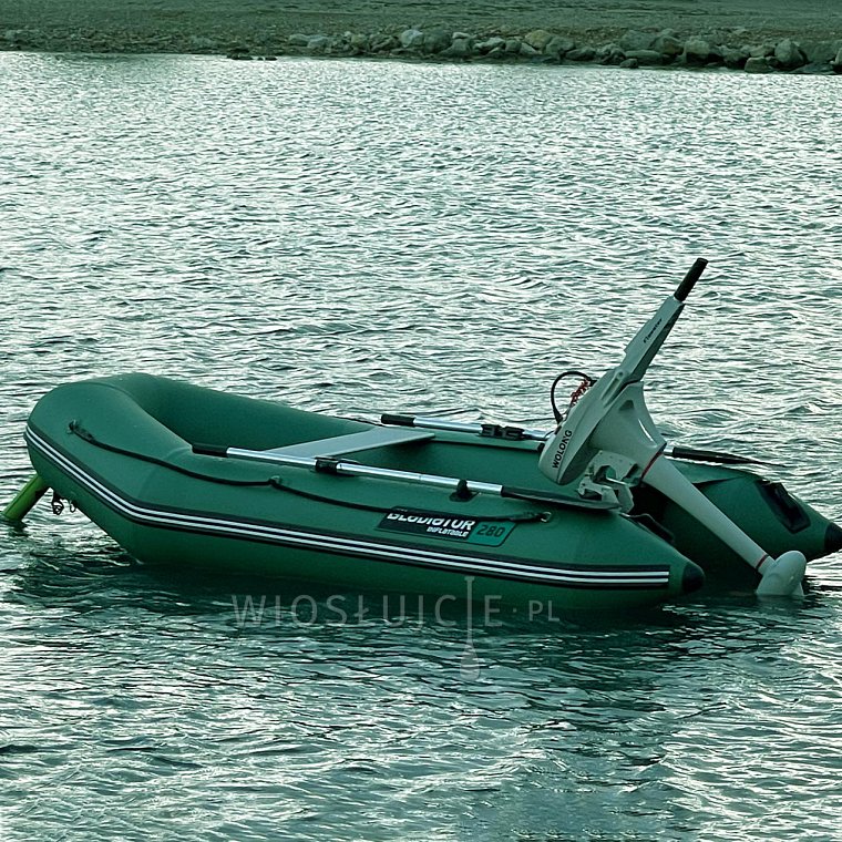 Ponton GLADIATOR LIGHT AK280AD green - pompowana łódź z pompowaną podłogą