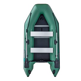 Ponton GLADIATOR LIGHT AK300WF green - pompowana łódź z drewnianą podłogą