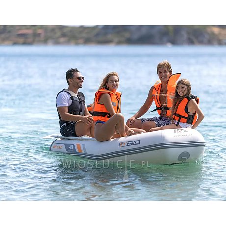 Ponton AQUA MARINA DeLuxe 3,3 WD - pompowana łódź z drewnianą podłogą