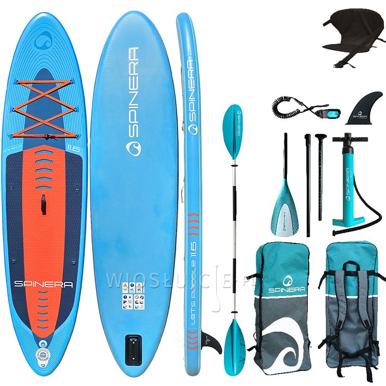 Deska SUP SPINERA SUP LET'S PADDLE 11'6'' model 2025 - pompowany paddleboard