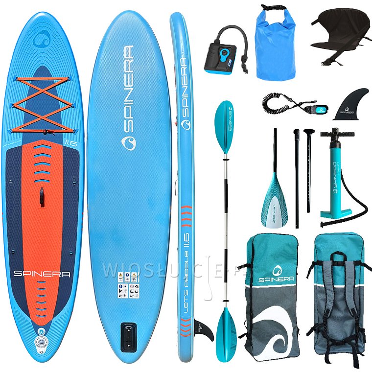 Deska SUP SPINERA SUP LET'S PADDLE 11'6'' model 2025 - pompowany paddleboard